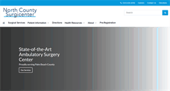 Desktop Screenshot of northcountysurgicenter.com