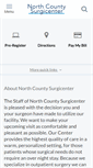 Mobile Screenshot of northcountysurgicenter.com